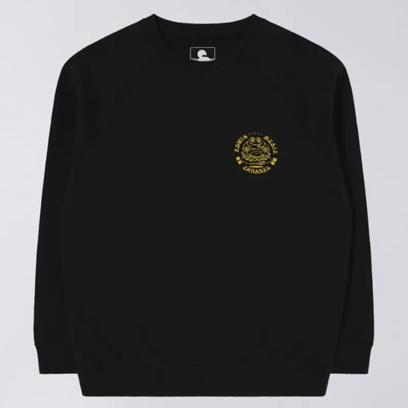 Edwin Music Channel Sweat - Black