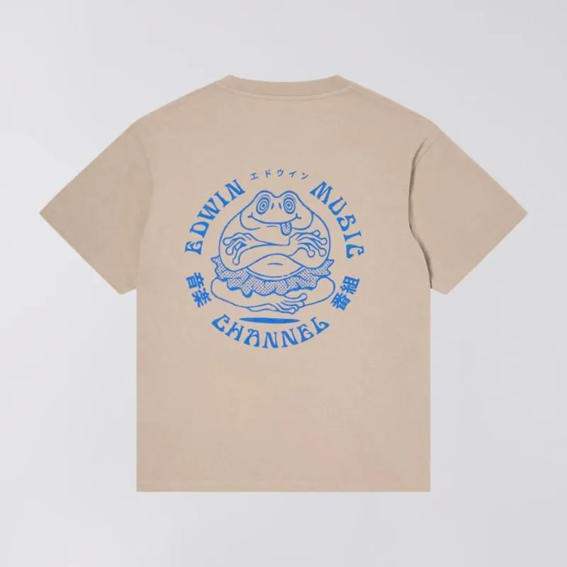 Edwin Music Channel T-Shirt - Aluminium-1