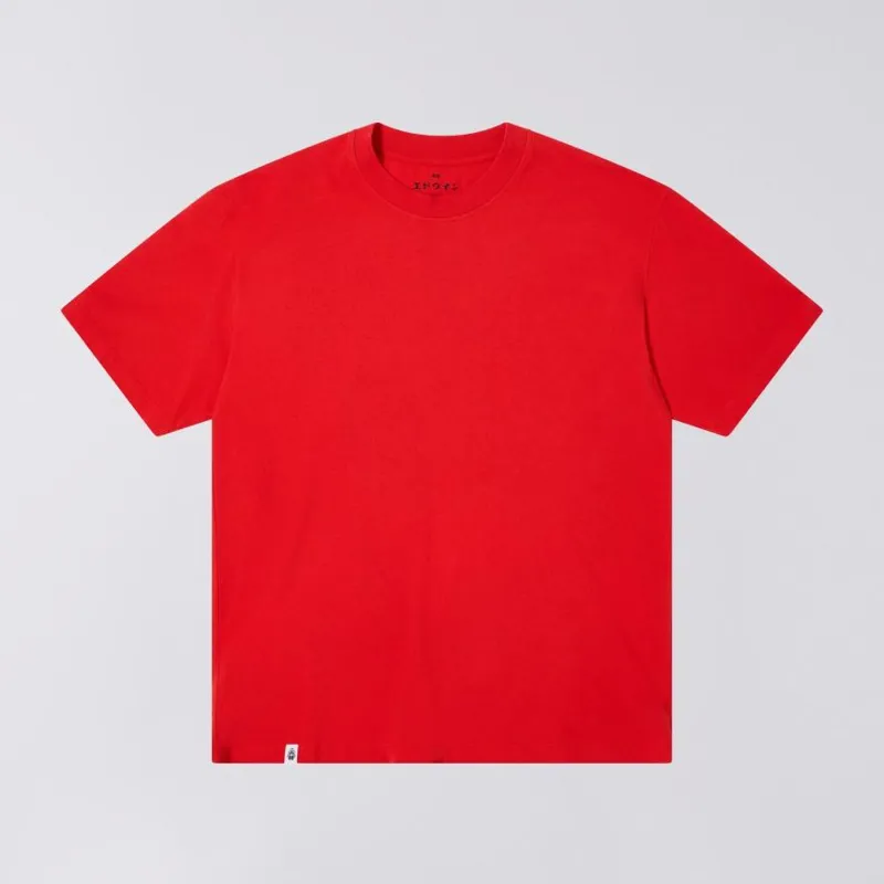 Edwin Oversize Basic T-Shirt - Fiery Red
