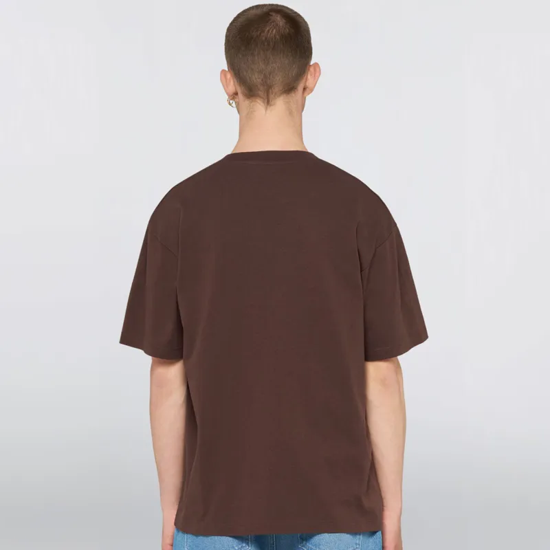 Edwin Oversize Basic T-Shirt - Coffee Bean-3