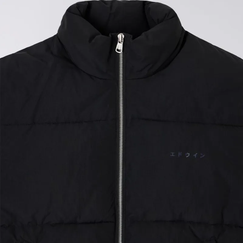 Edwin Puffer Jacket - Black-2