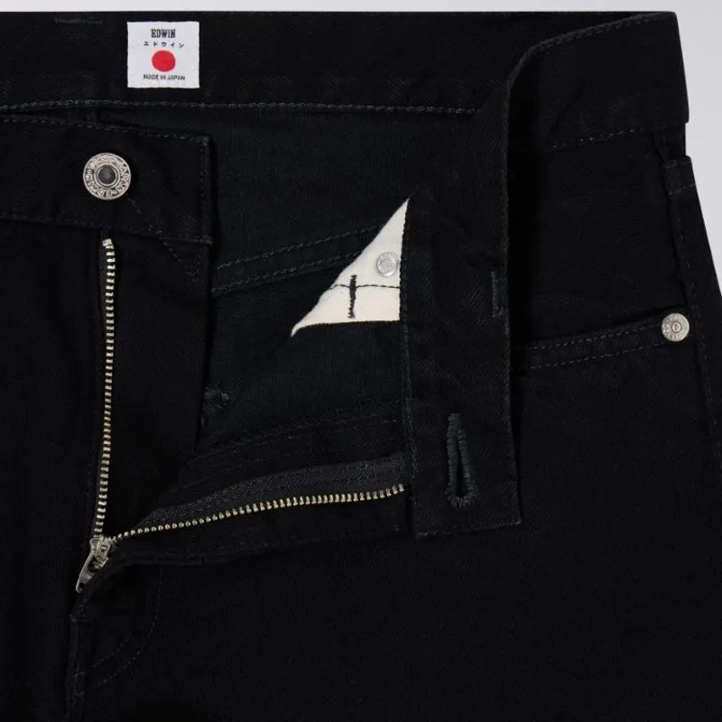 Edwin Regular Tapered - Black Unwashed-2