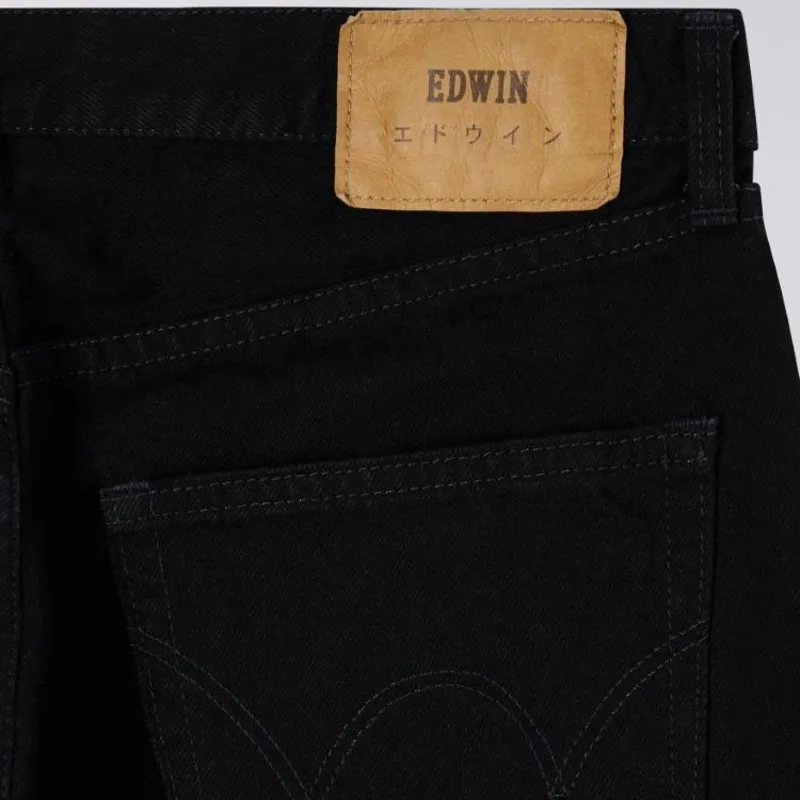 Edwin Regular Tapered - Black Unwashed-3