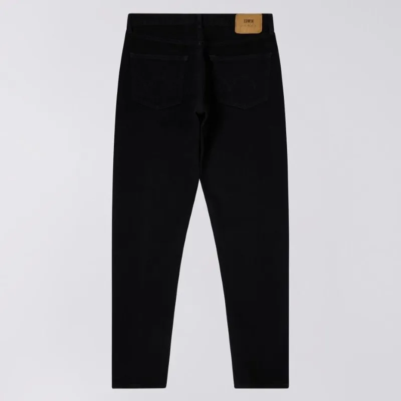 Edwin Regular Tapered - Black Unwashed