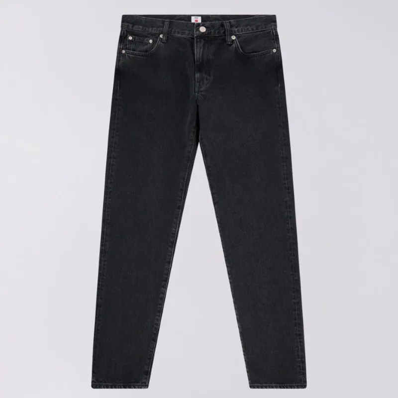 Edwin Regular Tapered - Black Dark Used-1
