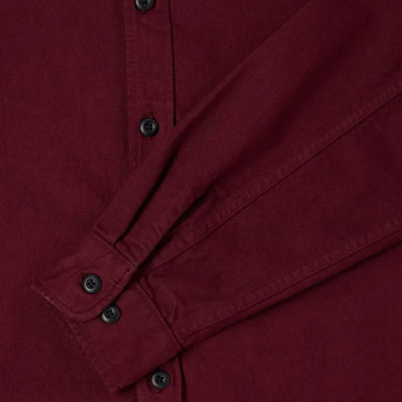 Edwin Sebastian Shirt - Windsor Wine-3