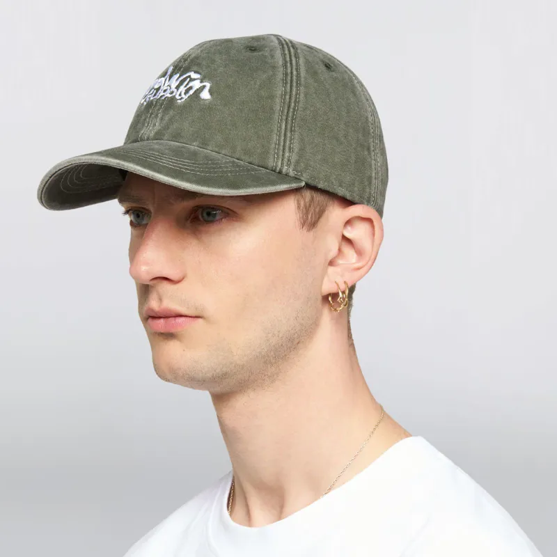Edwin Soft Washed 6 Panel Cap - Mediterranea Stone Washed-2