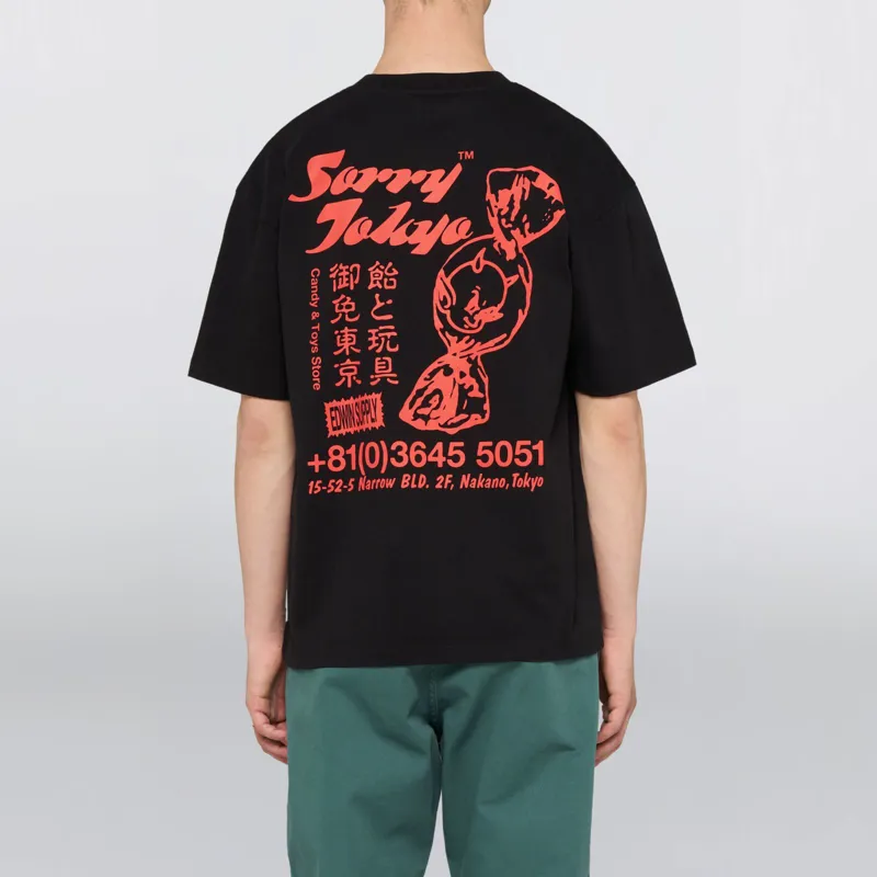 Edwin Sorry Tokyo T-Shirt - Black -3
