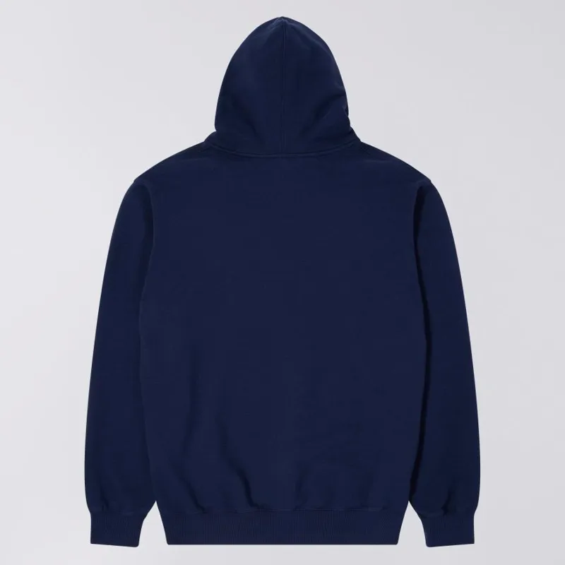 Edwin Sunset On Fuji San Hoodie Sweat - Maritime Blue-1