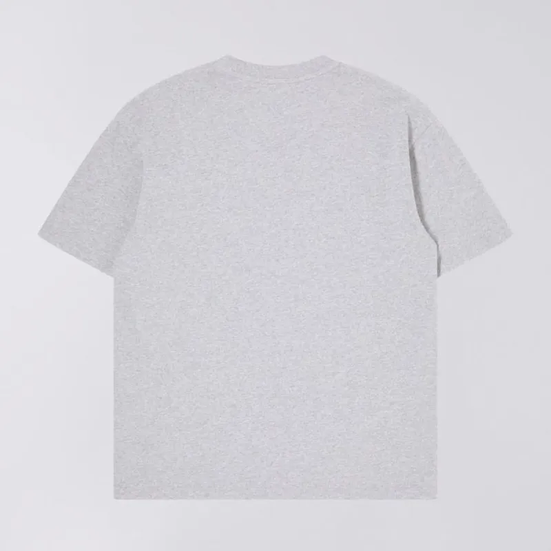 Edwin Sunset On Mt Fuji T-Shirt - Grey Marl-1