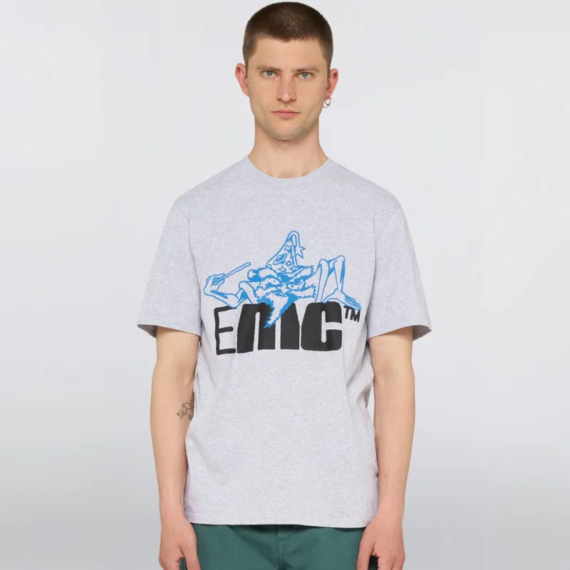 Edwin Wizzard T-Shirt - Grey Marl-2