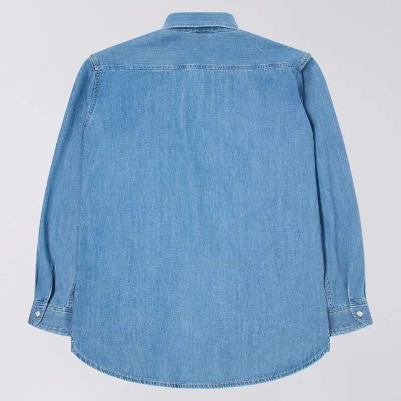 Edwin Work Shirt - Blue Light Used-1
