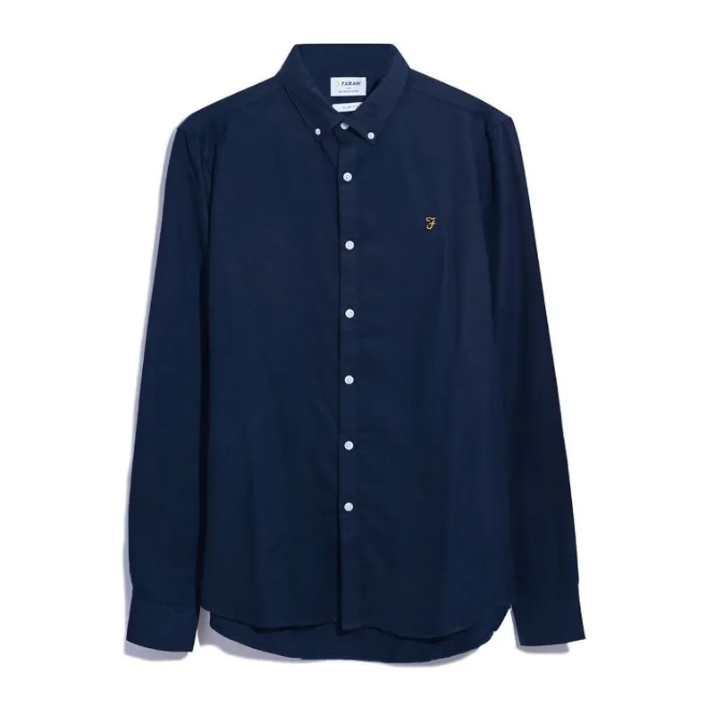 Farah Alban LS Shirt - True Navy