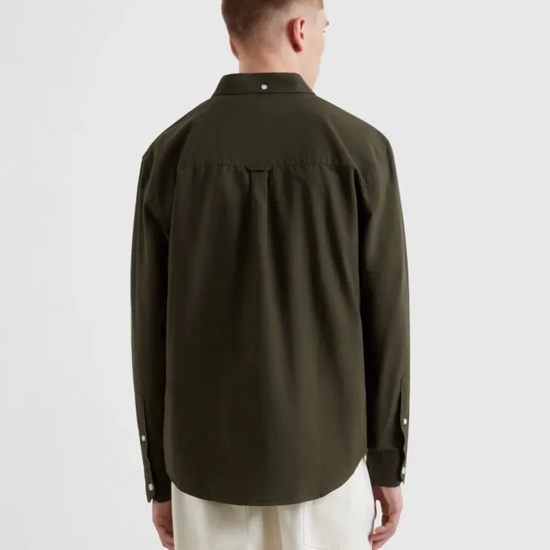 Farah Brewer Box LS Shirt - Evergreen-3
