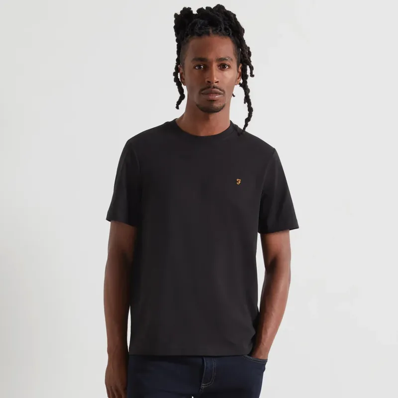 Farah Danny Regular T-Shirt - Black-1