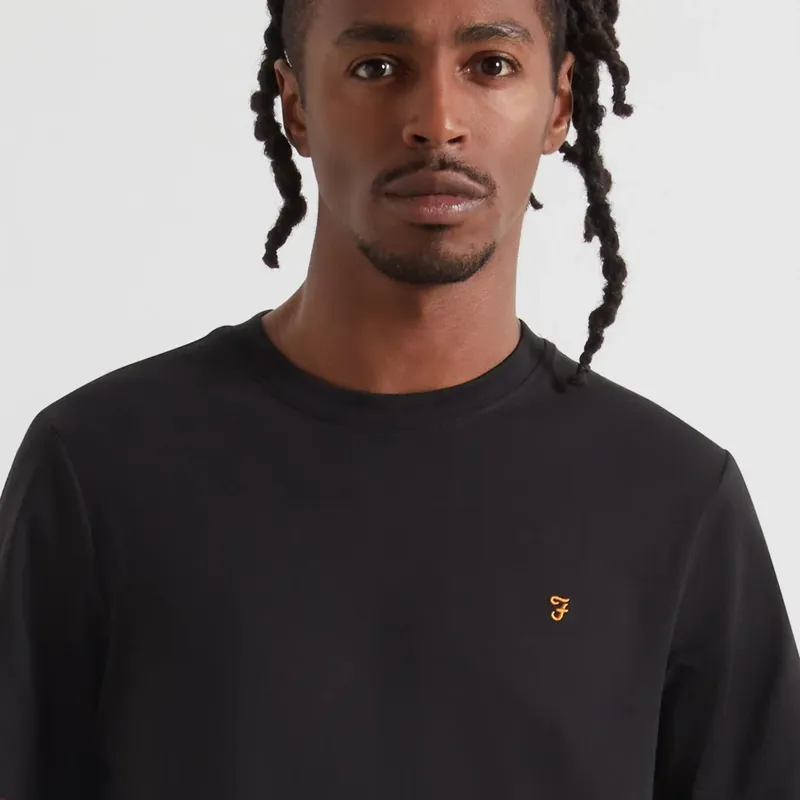 Farah Danny Regular T-Shirt - Black-2