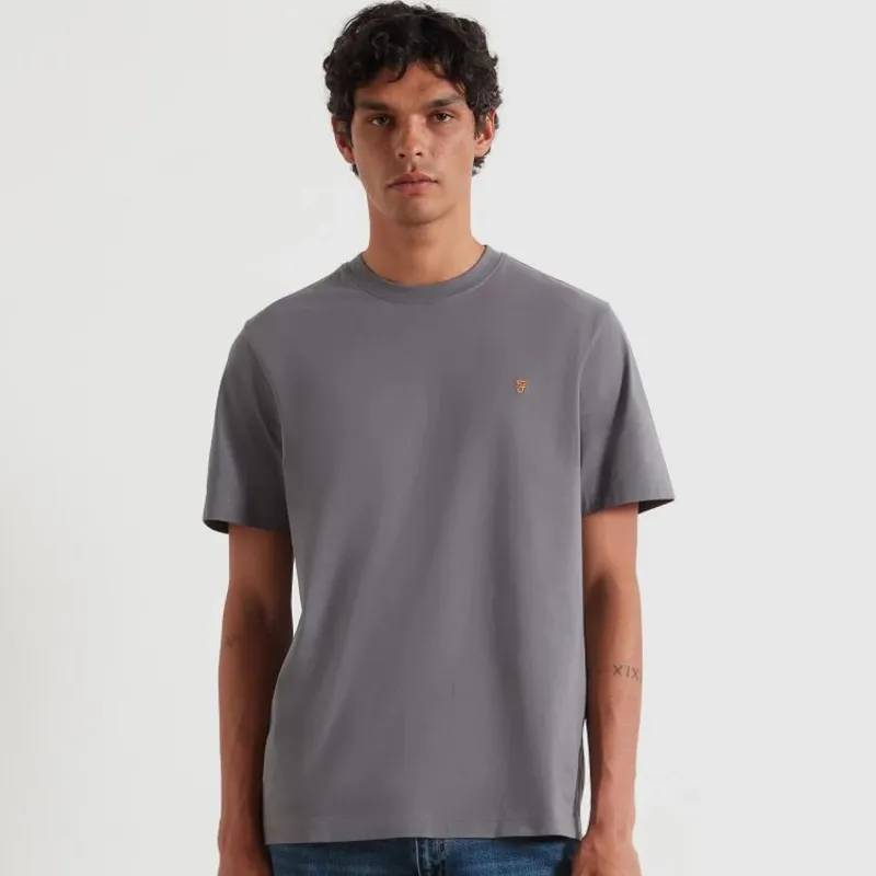 Farah Danny Regular T-Shirt - Grey Shade-3