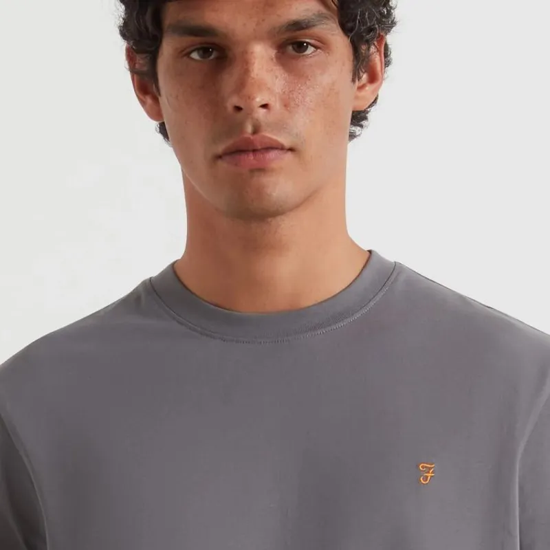 Farah Danny Regular T-Shirt - Grey Shade-4