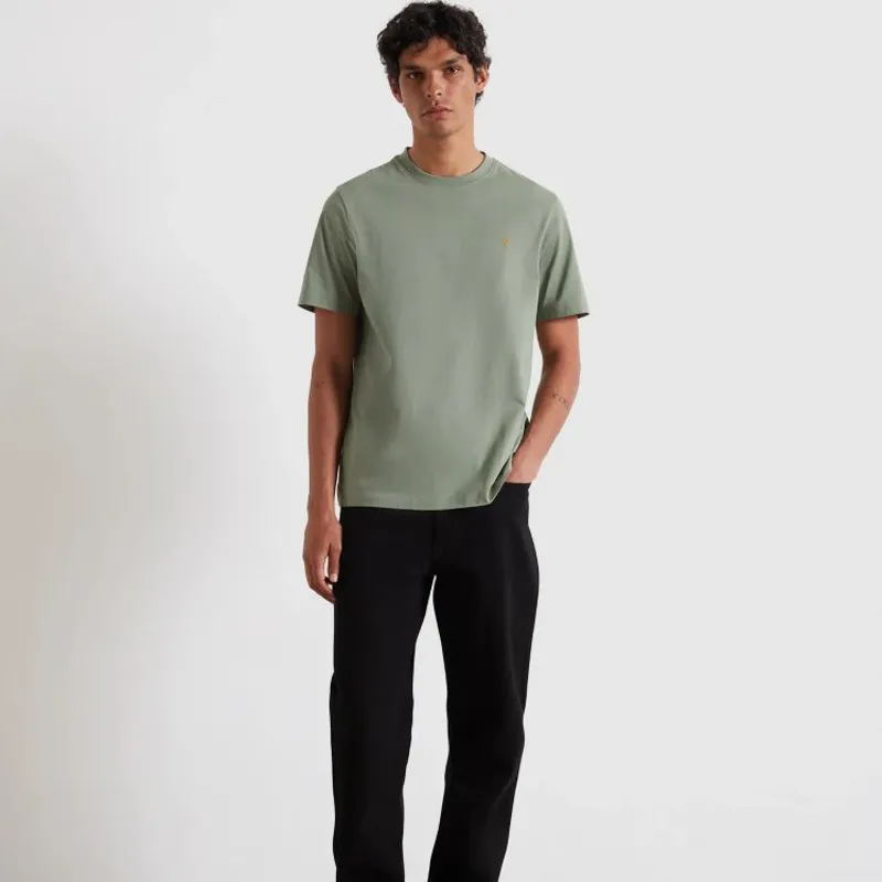 Farah Danny Regular T-Shirt - Tarragon Green-3