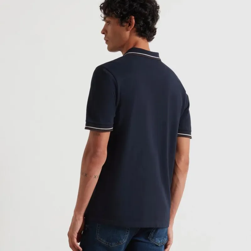 Farah Elton Polo Shirt - True Navy-2