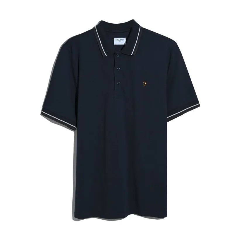 Farah Elton Polo Shirt - True Navy