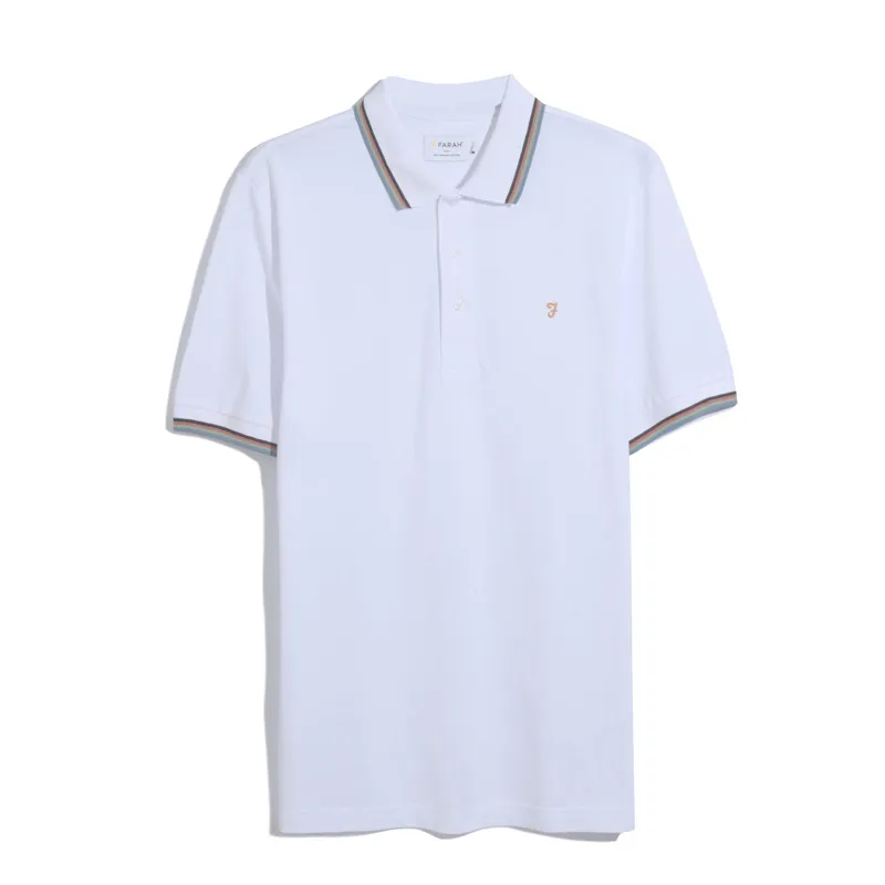 Farah Elton Polo Shirt - White