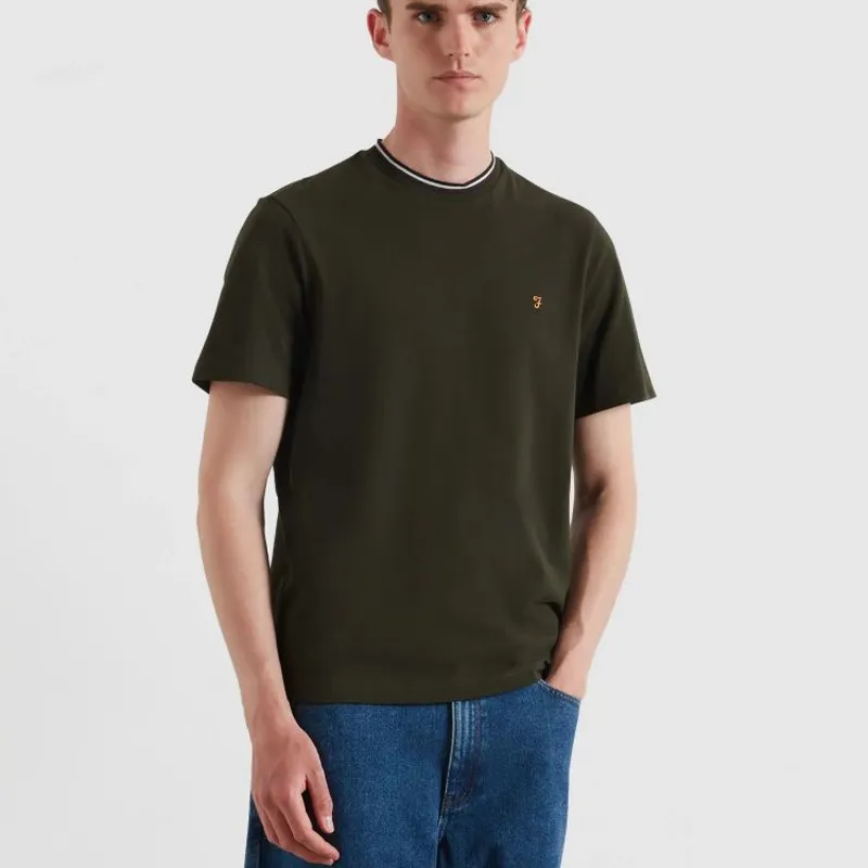 Farah Elton T-Shirt - Evergreen-2