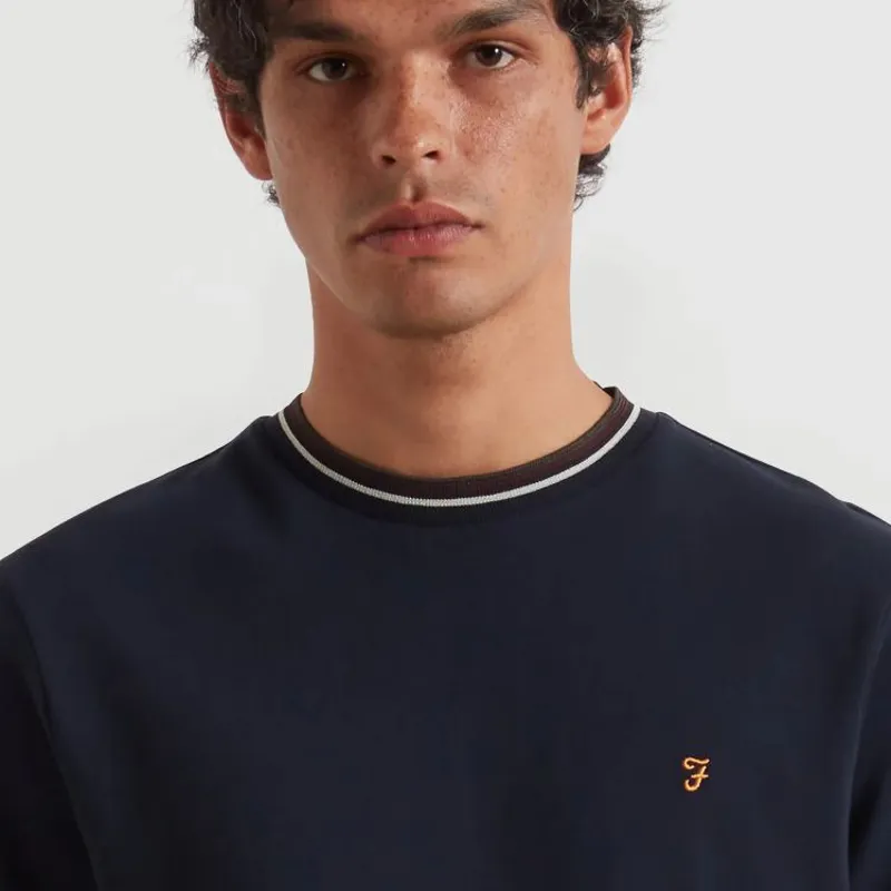 Farah Elton T-Shirt - Navy-2