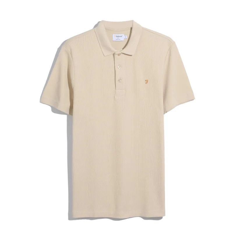 Farah Forster Polo Shirt - Birch Grey