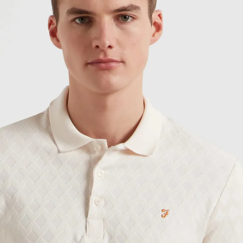Farah Horace Polo Shirt - Ecru-1
