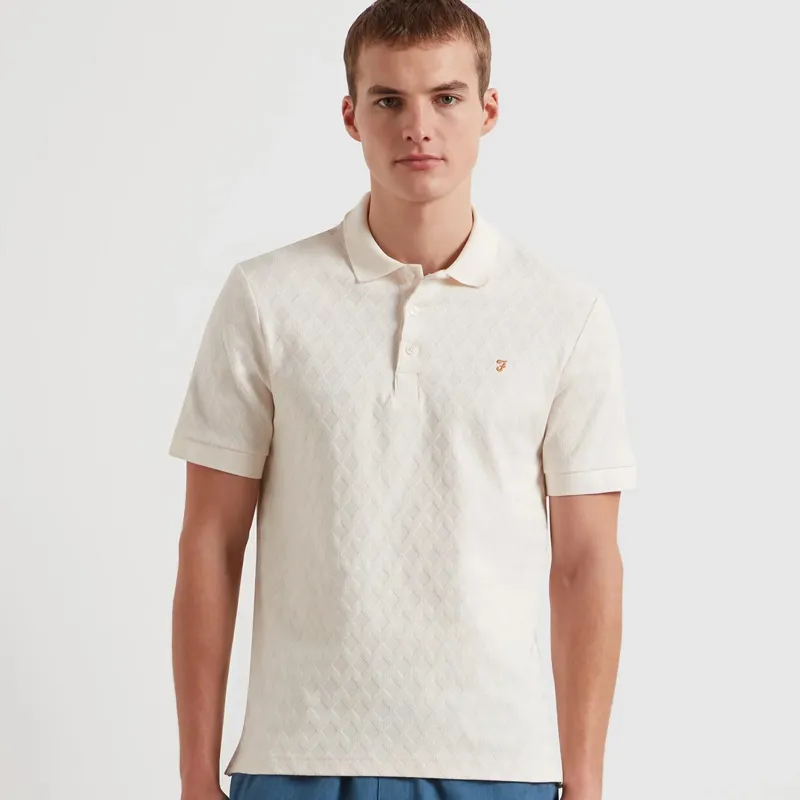 Farah Horace Polo Shirt - Ecru-2