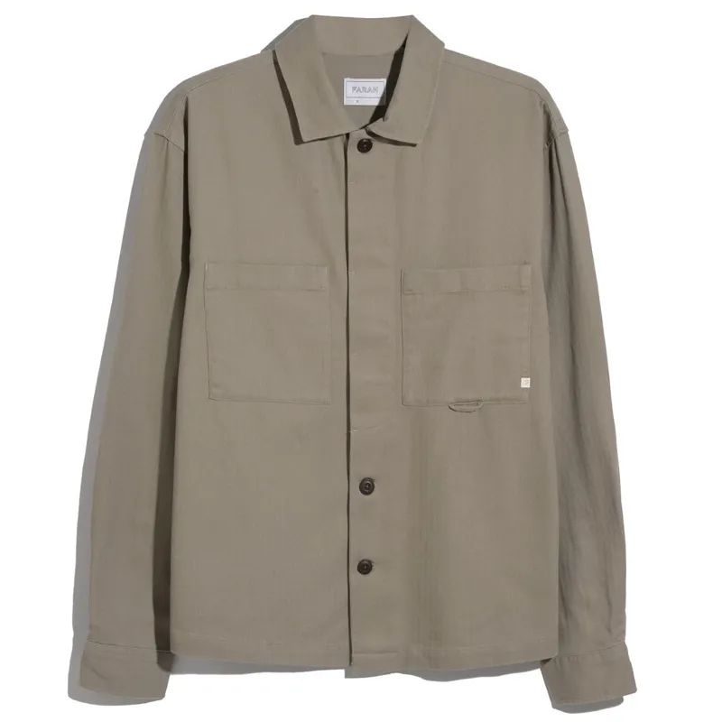 Farah Marshall Overshirt - Ashen Taupe