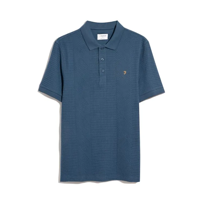 Farah Rainier Polo Shirt - Deep Blue