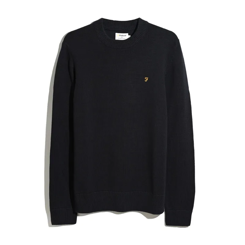 Farah Shepard Crew Sweater - True Navy