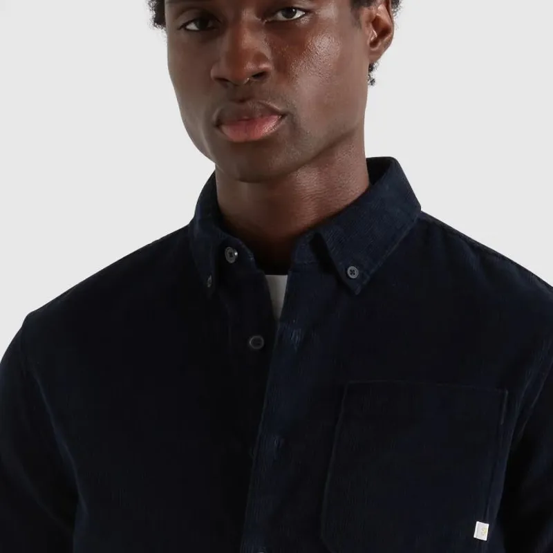 Farah Spencer LS Shirt - True Navy-4
