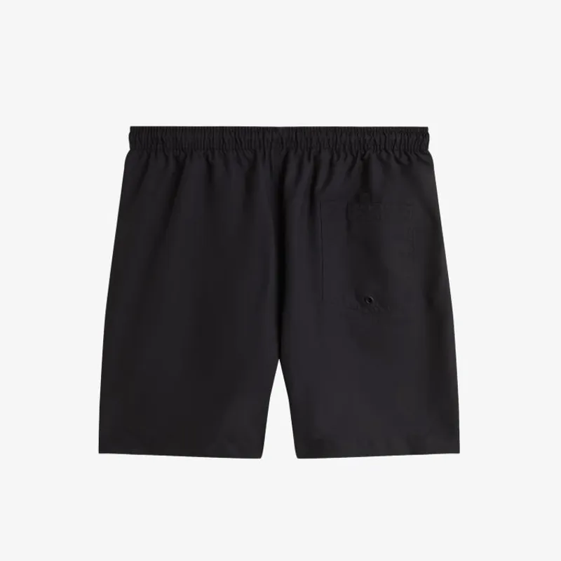Fred Perry Classic Swimshort - Black/Court Green-1