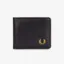 Fred Perry Coated Polyester Billfold Wallet - Black/Ecru