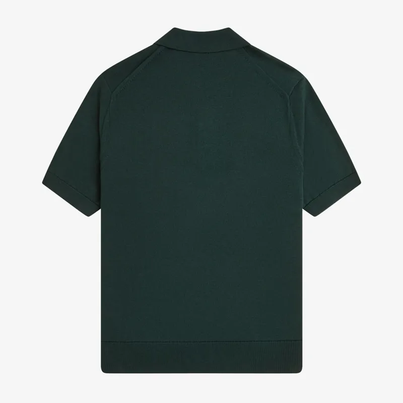 Fred Perry Cotton Knitted Polo Shirt - Grassroots-1