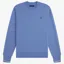 Fred Perry Crew Neck Sweatshirt - Ace Blue/Snow White/Tennis Blue