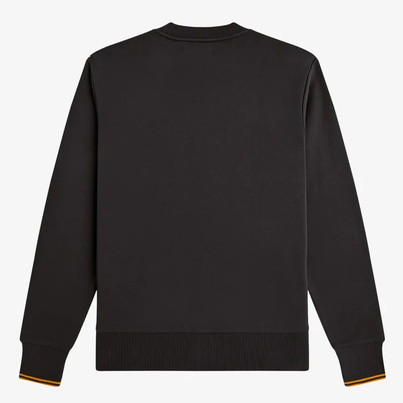 Fred Perry Crew Neck Sweatshirt - Anchor Grey/Golden-1