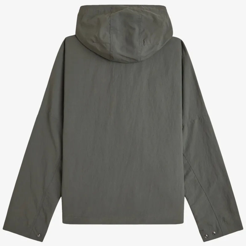 Fred Perry Cropped Ripstop Parka - Field Green-1