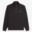 Fred Perry Half Zip Sweatshirt - Anchor Grey/Oatmeal
