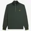 Fred Perry Half Zip Sweatshirt - Court Green