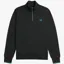 Fred Perry Half Zip Sweatshirt - Night Green/Ocean