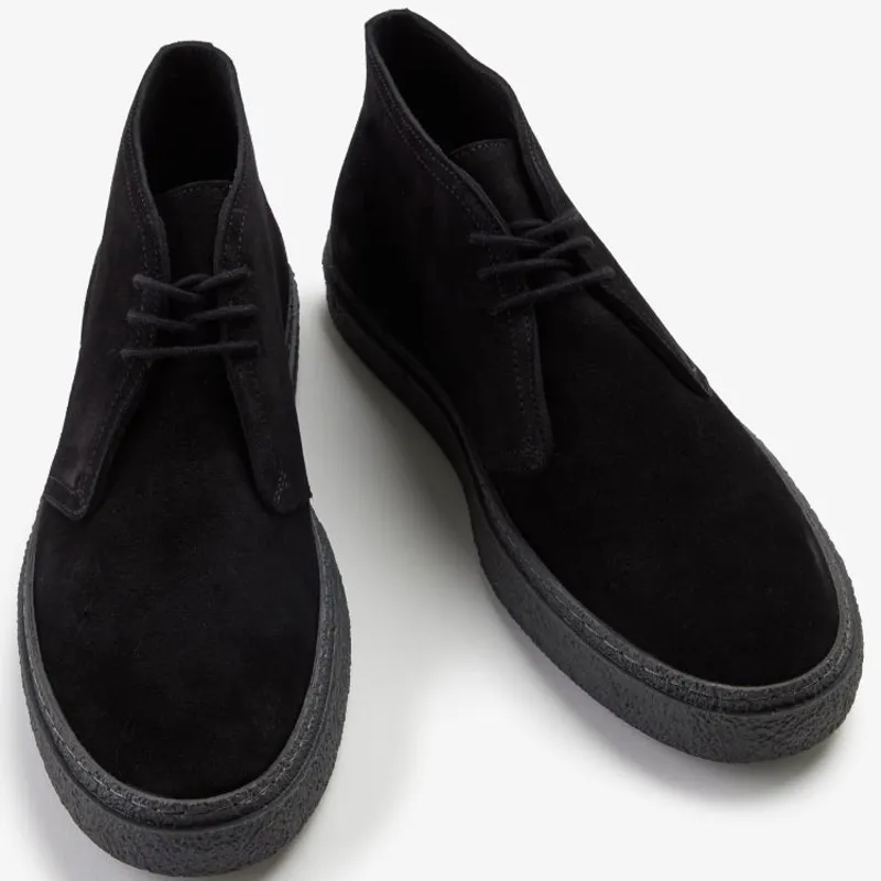 Fred Perry Hawley Suede - Black-2