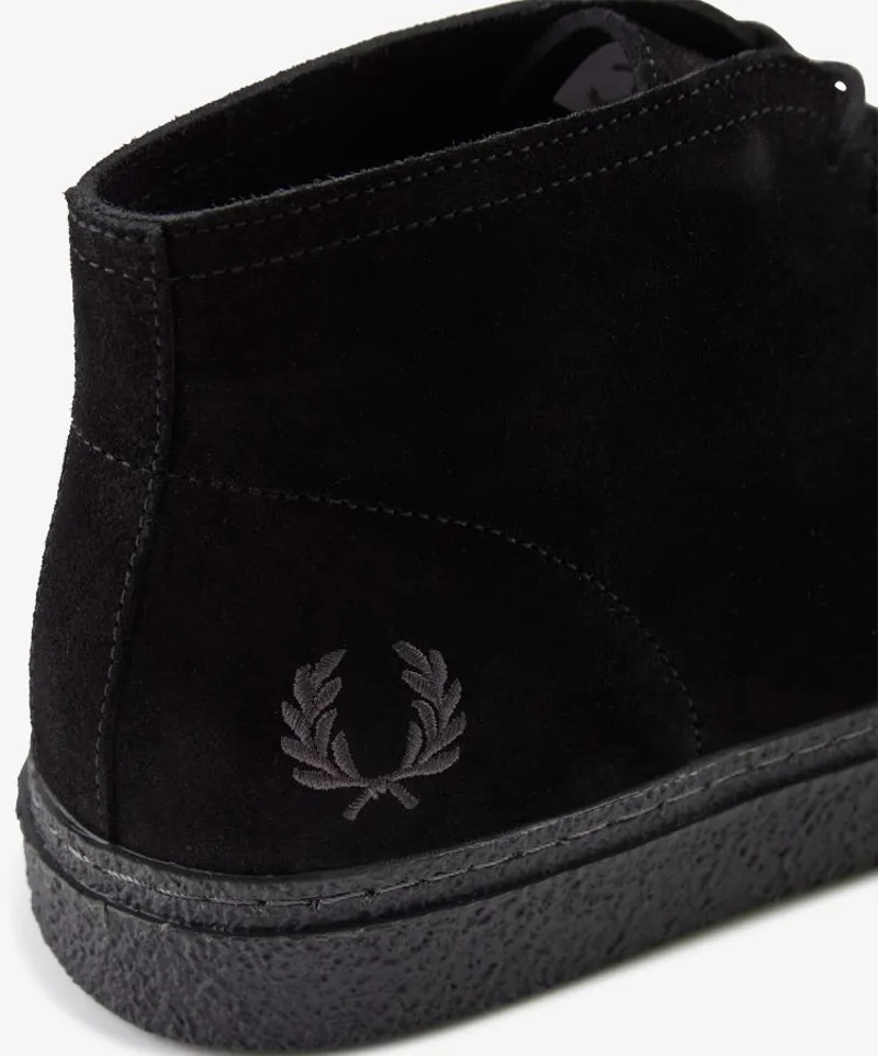 Fred Perry Hawley Suede - Black-3