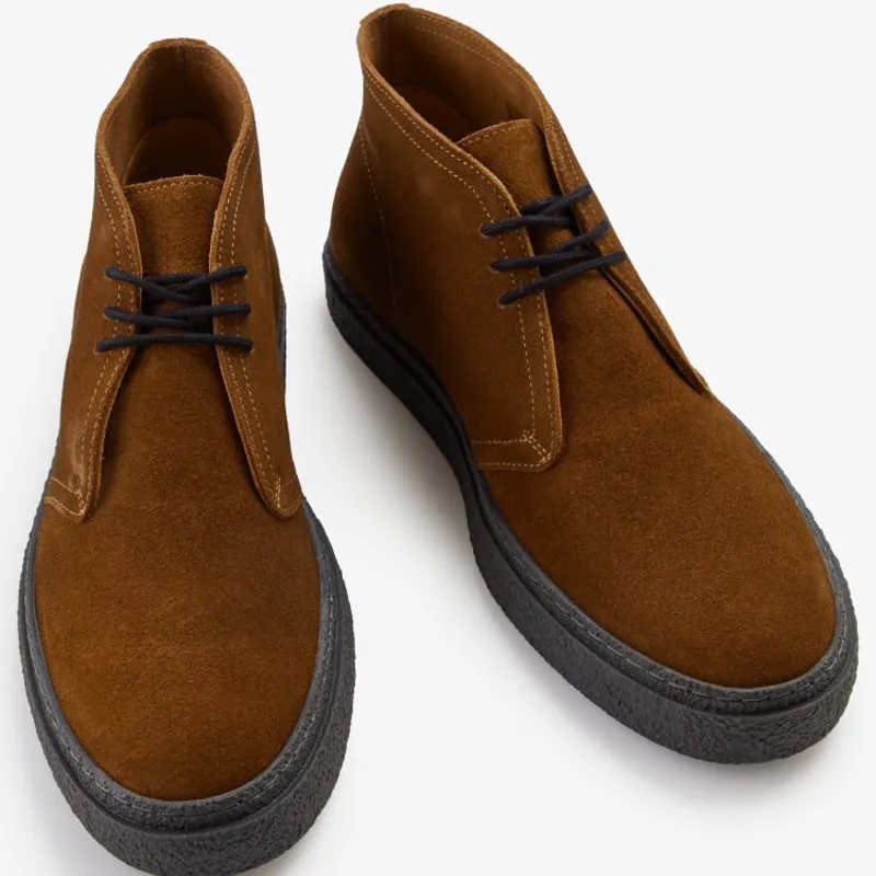 Fred Perry Hawley Suede - Ginger-2