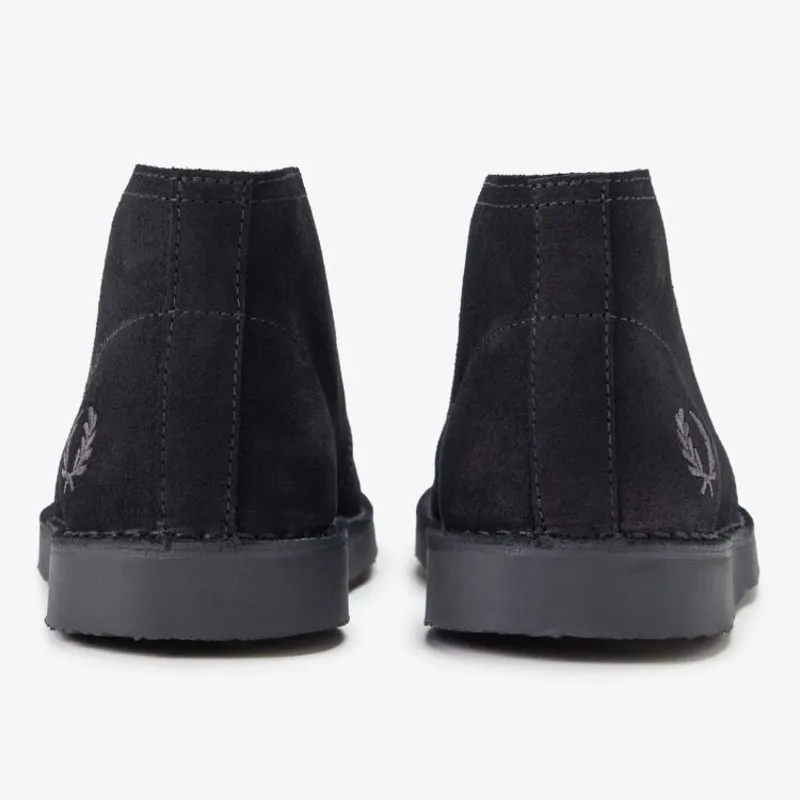 Fred Perry Hawley Suede - Black-4