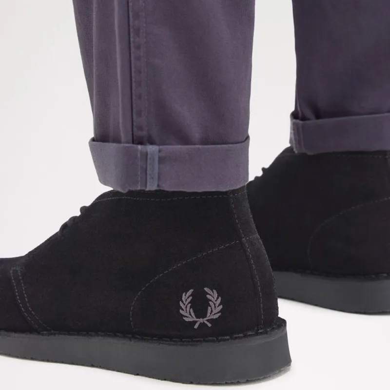 Fred Perry Hawley Suede - Black-8