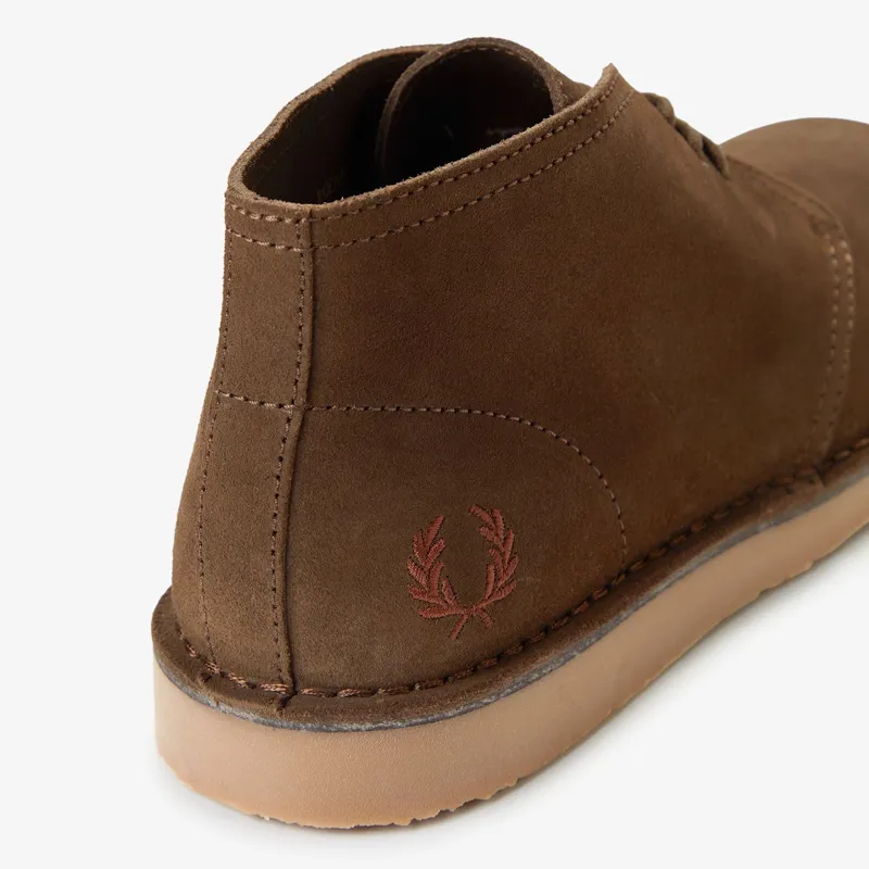 Fred Perry Hawley Suede - Burnt Tobacco-1